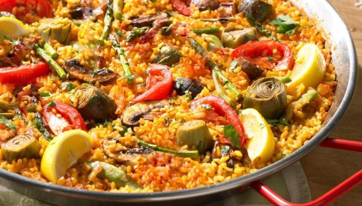 Paella espanhola em casa Curitiba