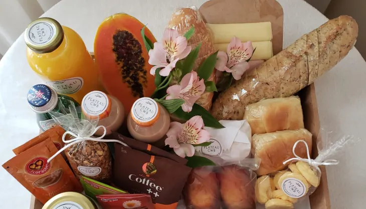 Cesta café da manhã dia das mães delivery Curitiba