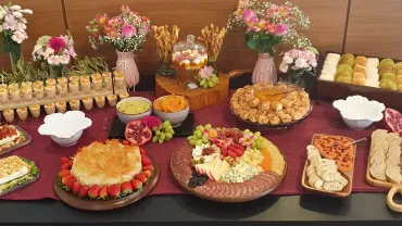 Mesa de antepasto em Curitiba