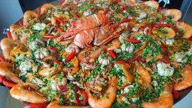 Paella espanhola em casa Curitiba